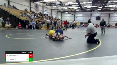 197 lbs Cons. Round 3 - Justice Cash, Marian University (IN) vs Alex Searfoss, Manchester