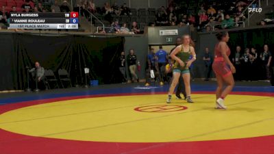 76kg 1st Place Match - Nyla Burgess, Team Impact WC vs Vianne Rouleau, Edmonton WC