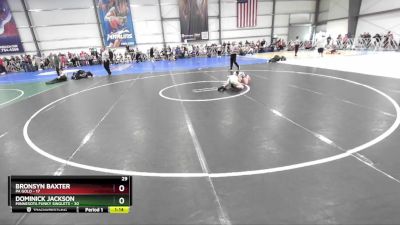 92 lbs Rd# 8- 12:30pm Saturday Final Pool - Dominick Jackson, Minnesota Funky Singlets vs Bronsyn Baxter, PA Gold