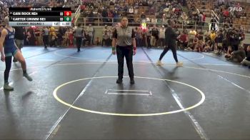 120 lbs Champ. Round 1 - Carter Crumm SE1, Ben Logan Youth Wrestling vs Cain Rock NE4, Shamrock Wrestling Club