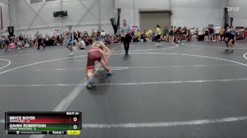 126 lbs Round 6 (8 Team) - Gaven Robertson, Strive Wrestling vs Bryce Boyer, Kraken Red