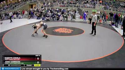 53 lbs Cons. Round 6 - John Harrison, Legacy Elite Wrestling Club vs Kaedyn Zavala, West Albany Mat Club