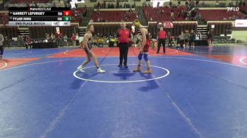 144 lbs 2nd Place Match - Garrett Lefurgey, Unattached vs Tyler King, Glasgow Wrestling Club
