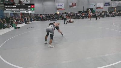157 lbs Cons. Semis - Adrian Marciano Arbelo, Seagulls WC vs Gage Clark, Gallardo Wrestling Academy