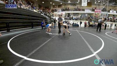 85 lbs Consi Of 4 - Takoda Caudle, Lone Grove Takedown Club vs Gaige Massey, Lions Wrestling Academy