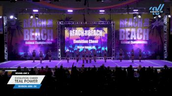Evolution Cheer - Teal Power [2024 L1 Mini - D2 Day 2] 2024 ACDA Reach the Beach Cheer Grand Nationals