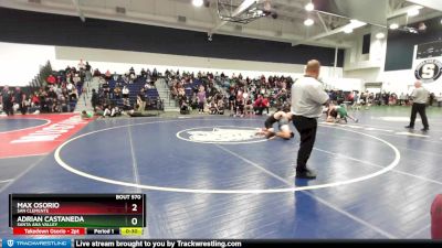 138 lbs Cons. Round 2 - Max Osorio, San Clemente vs Adrian Castaneda, Santa Ana Valley