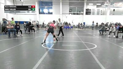 139 lbs Consolation - Ella Henckel, Team Tugman vs Emily MIller, New Milford