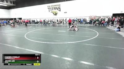 175 lbs Cons. Round 2 - Jacob Lee, Omro vs Caiden O`Kelly, Chippewa Falls