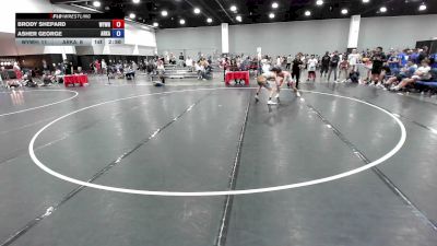 144 lbs Brody Shepard, Team Wyoming White vs Asher George, Arkansas