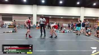 101 lbs Round 3 (4 Team) - Isaac Richards, Steel Valley Wrestling Club vs Connor Campbell, ARES