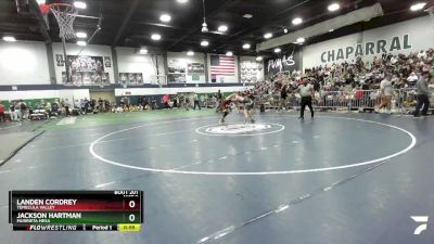 132 lbs Cons. Semi - Landen Cordrey, Temecula Valley vs Jackson Hartman, Murrieta Mesa