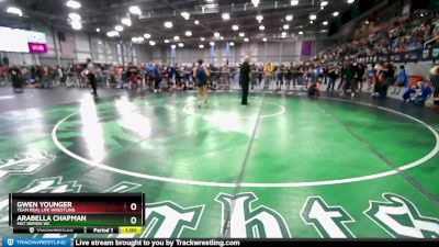 115 lbs Quarterfinal - Arabella Chapman, Mat Demon WC vs Gwen Younger, Team Real Life Wrestling