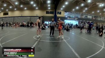 140 lbs Round 4 (8 Team) - Ethan Diebold, Hanover Hawkeye vs Ian Eckard-Lawson, Riverheads MS Wrestling