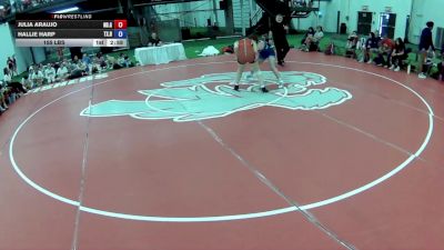 155 lbs Julia Araujo, North Dakota Gold vs Hallie Harp, Texas Red