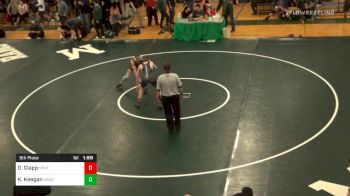 5th Place - Daniel Clapp, Norton vs Kevin Keegan, Sandwich