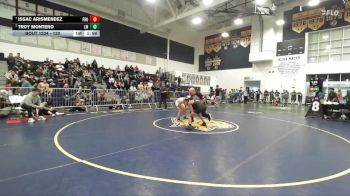 120 lbs Semifinal - Troy Montero, La Mirada vs Issac Arismendez, Frontier