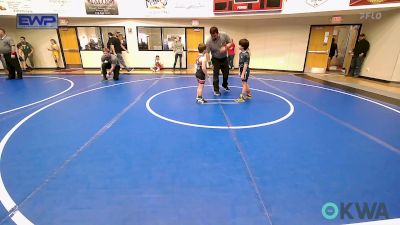 66 lbs Rr Rnd 1 - Satchel Fixin, Hulbert vs Adam Hotella, Locust Grove Youth Wrestling