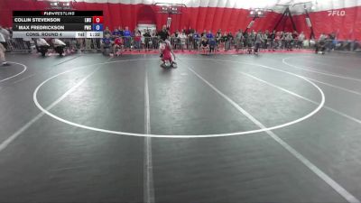 150 lbs Cons. Round 4 - Collin Stevenson, Lodi Wrestling Club vs Max Fredrickson, Pulaski Wrestling Club
