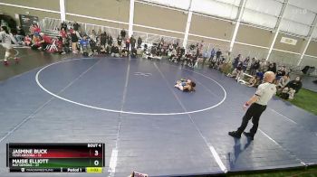 90 lbs Round 2 (4 Team) - Maisie Elliott, Mat Demons vs Jasmine Buck, Team Arizona