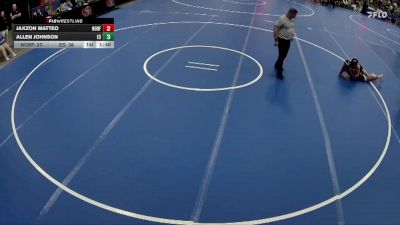 113 lbs Semis & 1st Wrestleback (8 Team) - Allen Johnson, Elkhorn South vs Jaxzon Matteo, Norfolk