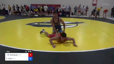 70 kg Round Of 128 - Matthew Rodriguez, Team Pennsylvania vs Craig Cook, New Jersey