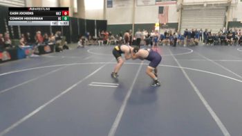 285 lbs Quarterfinals (8 Team) - Cash Jockens, West Holt vs Connor Heiderman, Battle Creek