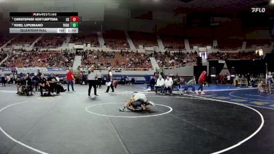 120-D4 Quarterfinal - Christopher Honyumptewa, Chinle High School vs Khel Lipumano, Yuma Catholic High School