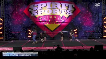 Legend Athletics - Sweethearts [2025 L1 Tiny - Novice - Restrictions Day 1] 2025 Spirit Sports Worcester Nationals