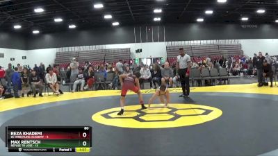 80 lbs Semis & 1st Wrestleback (8 Team) - Reza Khademi, DC Wrestling Academy vs Max Rentsch, Refuse To Lose