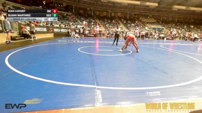 120 lbs Round Of 16 - Kiah Locust, Cowboy Wrestling Club vs Elijah Martinez, Goldrush
