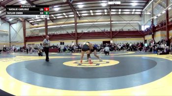 155 lbs Champ. Round 1 - Natalie Carlisle, Lebanon HS vs Taylor Owen, Black River