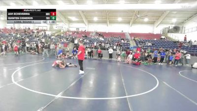 125 lbs Cons. Round 1 - Quinten Cisneros, Fremont Wrestling Club vs Javi Echeverria, Northside Wrestling Club