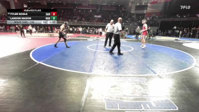 138 lbs Champ. Round 1 - Landon Mason, Hughson vs Tyler Bogle, East Union