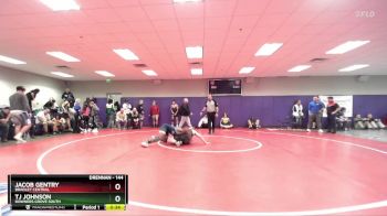 144 lbs Cons. Round 4 - Tj Johnson, Downers Grove South vs Jacob Gentry, Bradley Central
