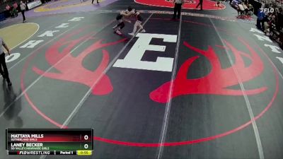 Cons. Round 1 - Mattaya Mills, Sutherland Girls vs Laney Becker, So Valley/Arapahoe Girls