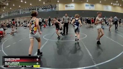 84 lbs Round 2 (6 Team) - Kaleb Pollock, Brawler Elite vs Silas Lancour, Junior Terps Xpress