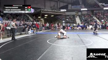 110 lbs Cons. Round 2 - Koltyn Koerner, Manhattan vs Brady Rosenhamer, Wichita Blue Knights