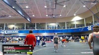 149 lbs Champ. Round 1 - David Bailey, Huntingdon College vs Nicholas Clay, University Of Central Florida