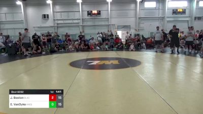 85 lbs Pools - Jayden Boston, Black Iron Society vs Ethan VanDyke, Ares W.C. (MI)