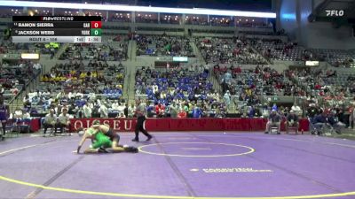 106 lbs Champ. Round 1 - Ramon Sierra, Garrett High School vs Jackson Webb, Yorktown