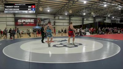 125 kg Cons. Round 7 - Bennett Tabor, Minnesota - RTC vs Matthew Moore, Nebraska Wrestling Training Center