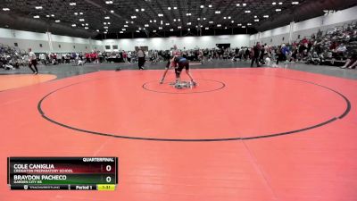 113 lbs Quarterfinal - Cole Caniglia, Creighton Preparatory School vs Braydon Pacheco, Garden City HS