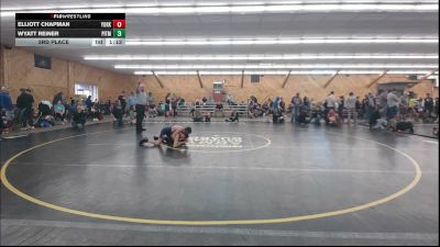 75 lbs 3rd Place - Elliott Chapman, York vs Wyatt Reiner, Pitman