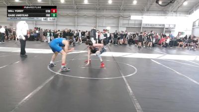 132 lbs Round 2 (8 Team) - Will Yordy, Gettysburg vs Gabe Umstead, FORGE