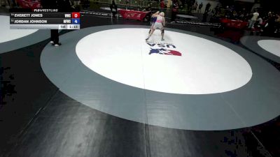 144 lbs Cons. Sub-quarters - Everett Jones, Warhead Wrestling Club vs Jordan Johnson, McKinleyville Freestyle Wrestling Club