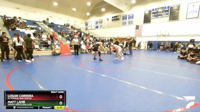 157 lbs Cons. Round 6 - Matt Lamb, Venom Wrestling Club vs Logan Carrera, El Modena High School