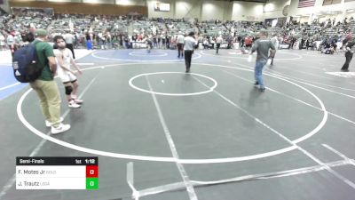 86 lbs Semifinal - Frank Motes Jr, Gold Rush Wrestling vs Jace Trautz, Legacy Elite