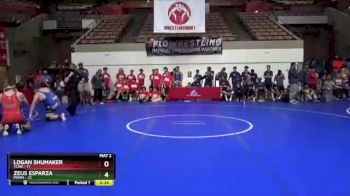 285 lbs Round 3 (16 Team) - Logan Shumaker, TCWA vs Zeus Esparza, MDWA