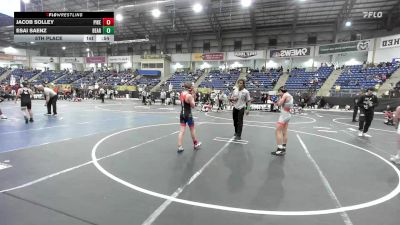 98 lbs 5th Place - Jacob Solley, Pikes Peak Warriors vs Esai Saenz, Bear Cave WC